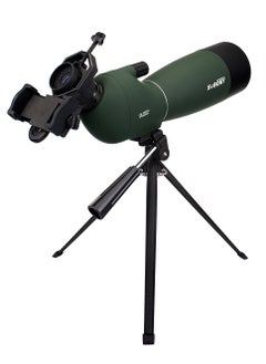 SVBONY SV28 Spotting Scopes with Tripod for Birding 25-75x70mm Angled Range Scope IP65 Waterproof with Phone Adapter for Hunting,Travel,Camping,Wildlife Viewing Soft Case