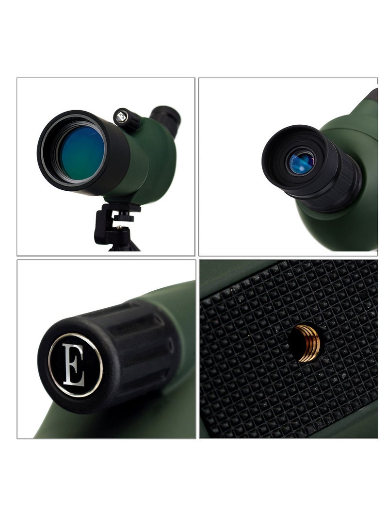SVBONY - SVBONY SV28 Spotting Scopes with Tripod for Birding 25-75x70mm Angled Range Scope IP65 Waterproof with Phone Adapter for Hunting,Travel,Camping,Wildlife Viewing Soft Case - Image 1