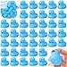 Hungdao 48 Pcs 2 Inch Mini Rubber Ducks for Kids Children Party Favors Bulk Bath Ducks Summer Pool Floating Toys Rubber Duckies Birthday Gifts for Boys Girls Baby Shower SuppliesBlue - Image 2