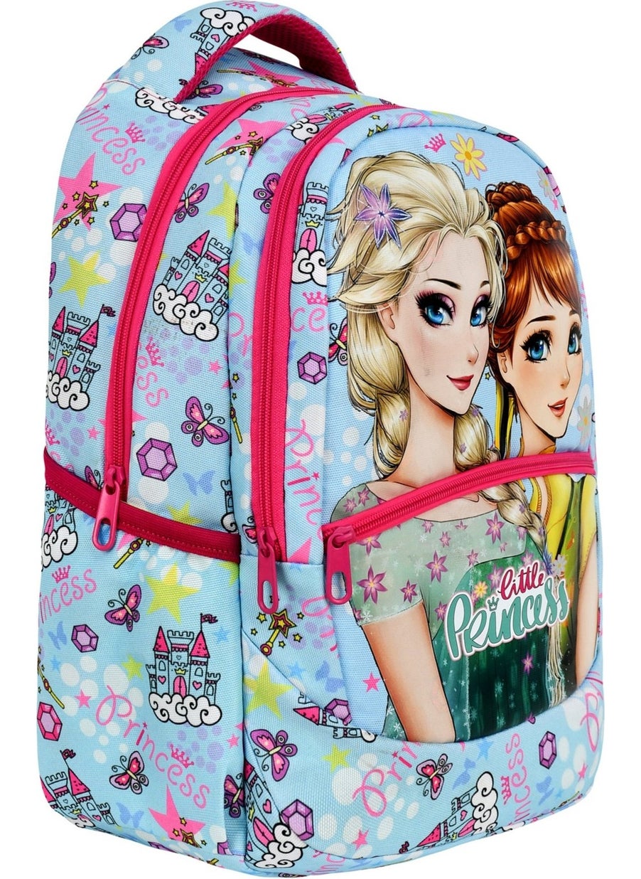 Çantaland 3-Pack Primary School Frozen Patterned, Girls Lunch Box and Pencil Case School Bag  - Image 3
