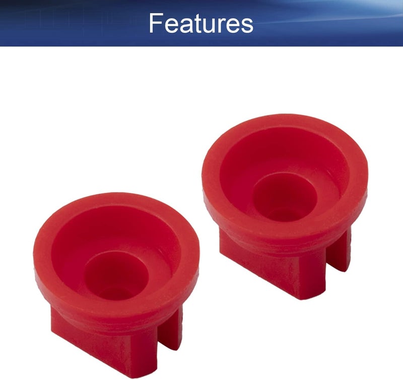 Yinpecly 10pcs Plastic Nozzle 110 Degree Flat Fan Spray Tip for Industrial Agricultural Landscaping Cleaner Applications Red Tone - Image 3