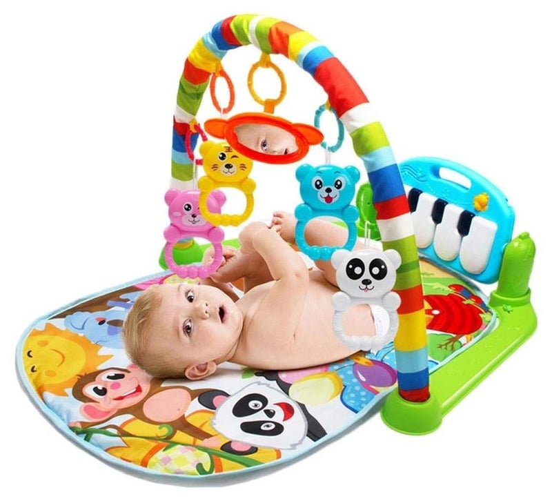 Toys-Egypt Infant Kick and Play Floor Set with Piano, Early Childhood Play Fitness Toys, Light Music Activity, Age 0-36 Months - Image 1