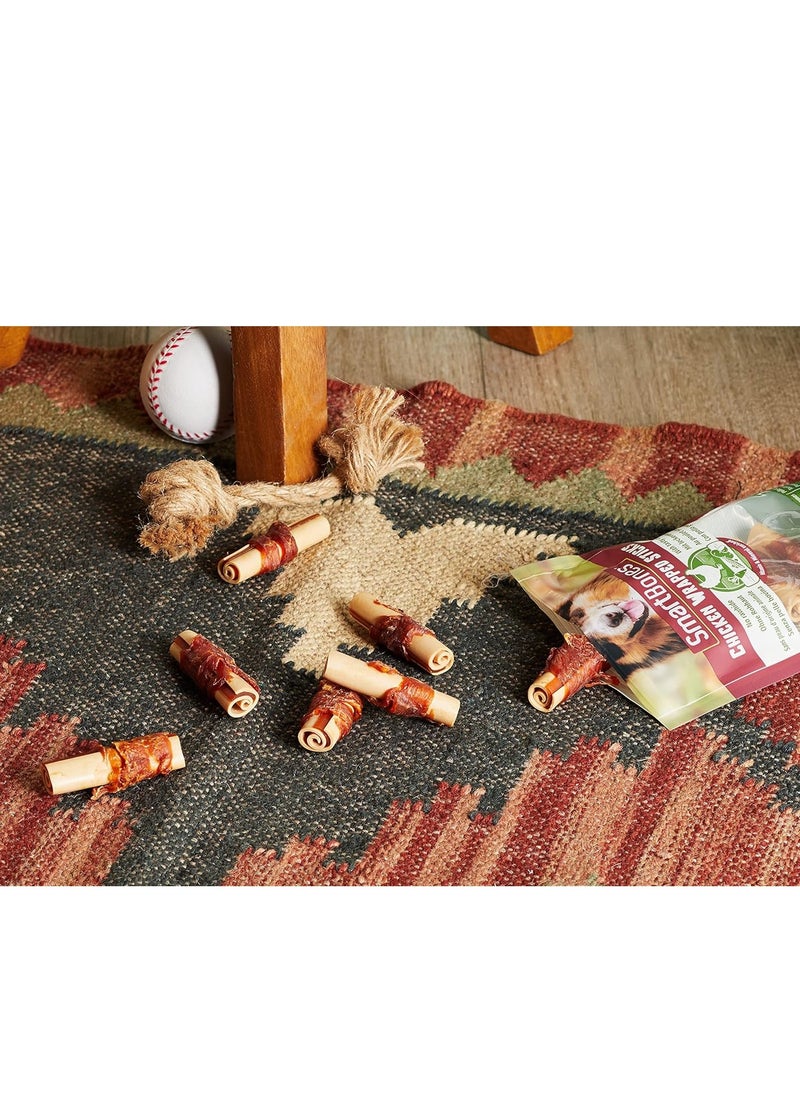 SmartBones - 9 Mini Chicken Wrapped Sticks Rawhide Free Chew Dog Treats - Image 1