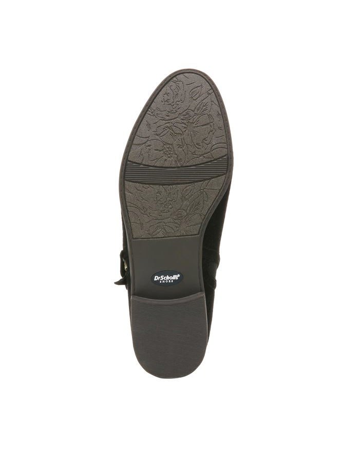 Dr.Scholl's SHOES Dr. Scholl's Womens Rate Zip Black Microfiber Perforated Booties 8 M - Image 4