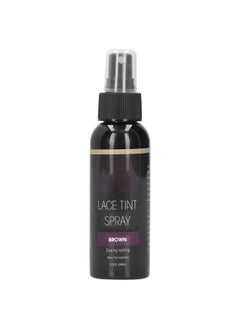 98ml Lace Tint Spray for Wigs, Lace Holding Spray Hair Lace Wigs Portable Tint Spray For Lace Frontals Lace Closures For Travel Use Toupees And Hairpieces, Women Men(brown)