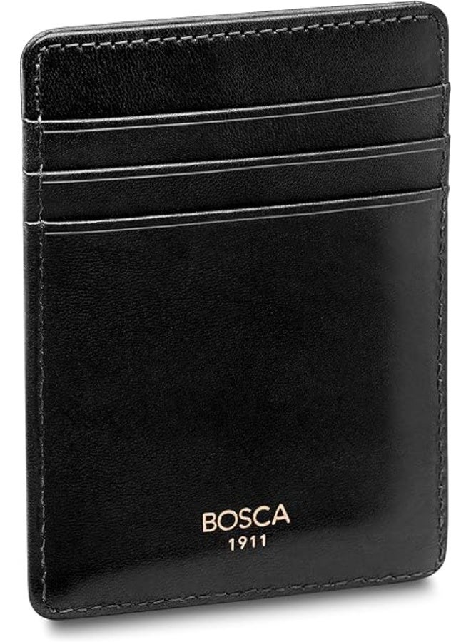 Bosca Bosca Old Leather RFID Blocking Front Pocket Wallet with Magnetic Money Clip - Leather Wallet for Men  - Image 2