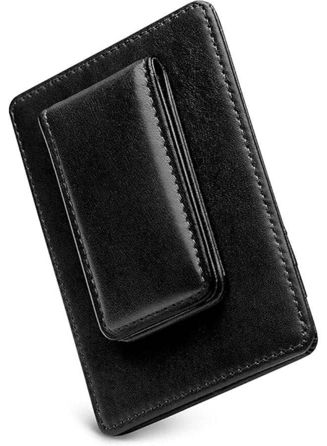 Bosca Bosca Old Leather RFID Blocking Front Pocket Wallet with Magnetic Money Clip - Leather Wallet for Men  - Image 1