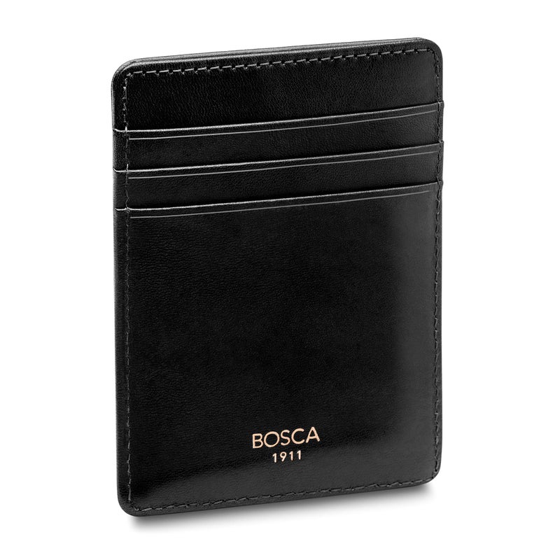 Bosca Old Leather RFID Blocking Front Pocket Wallet with Magnetic Money Clip - Leather Wallet for Men - Image 1