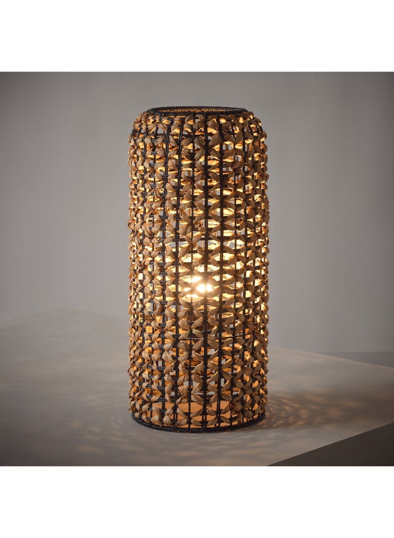Home Box Naturel Water Hyacinth Round Floor Lamp 24 x 53 x 24 cm - Image 2