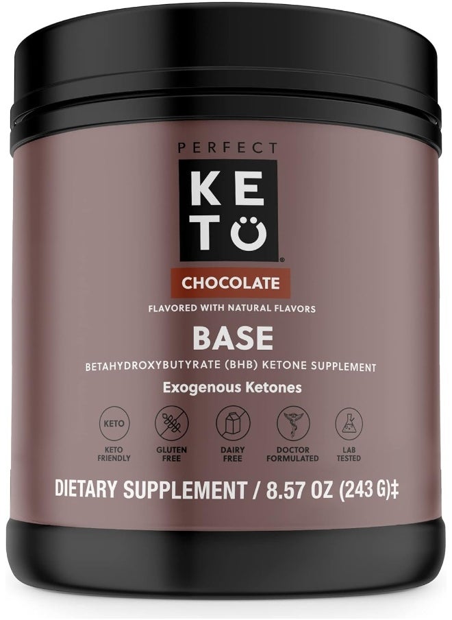 Perfect Keto Chocolate Exogenous Ketones- Base Bhb Salts Supplement  - Image 1