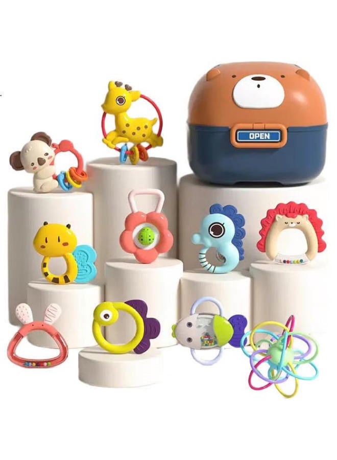 Goodway Guyu (Goodway) Hand Rattle, Baby Toy For 0-6 Months, Teething Toy For 0-1 Year Old, Full Moon Gift, Newborn Welcome Gift - Image 3