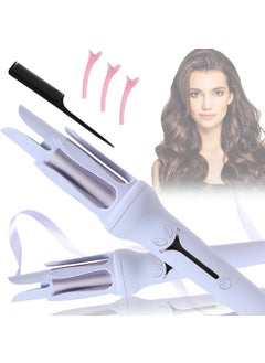Mannice Automatic Curling Iron Hair Curler Automatic Rotating 125Inch Auto Rotating Curling Iron with 3 Temp LCD DisplayCeramic Hair Curler Fast Heating Up AntiStuck Auto ShutOff Dual Voltage 