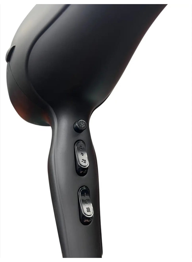 VGR Professional 3000W Hair Dryer for Women – High Power Fast Drying Blow Dryer for Salon & Home Use with Dual Airflow Nozzles  Styling, Cool Shot for Smooth Shiny Finish black - Image 5