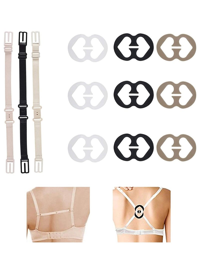 12 Pack Non-Slip Adjustable Bra Strap Clips for Women Girls Secure and Conceal Your Straps - Image 1