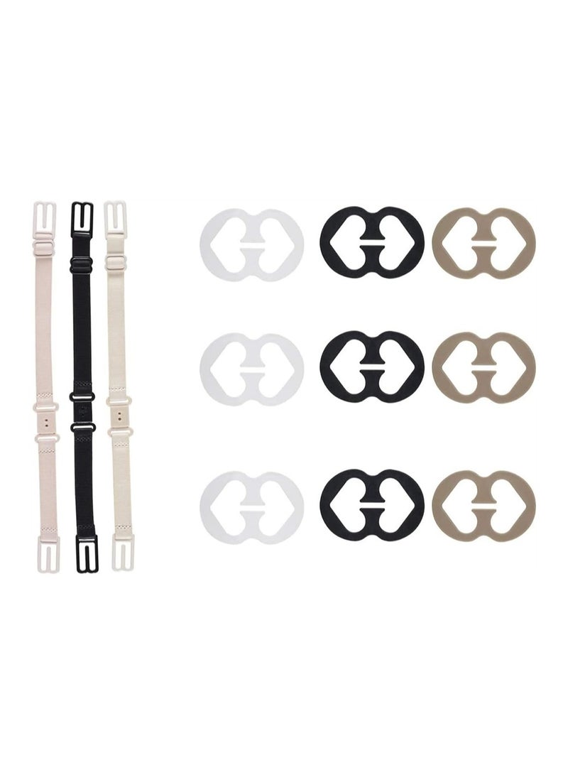 12 Pack Non-Slip Adjustable Bra Strap Clips for Women Girls Secure and Conceal Your Straps - Image 2