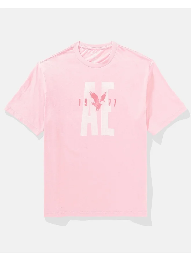 American Eagle Logo Graphic Crew Neck T-Shirt