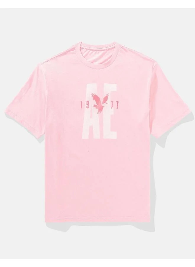 امريكان ايجل Logo Graphic Crew Neck T-Shirt