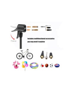 TRASSLE Bike Pump Portable, Ball Pump Inflator Bicycle Floor Pump with high Pressure Buffer Easiest use with Both Presta and Schrader Bicycle Pump Valves-160Psi Max  - Image 4