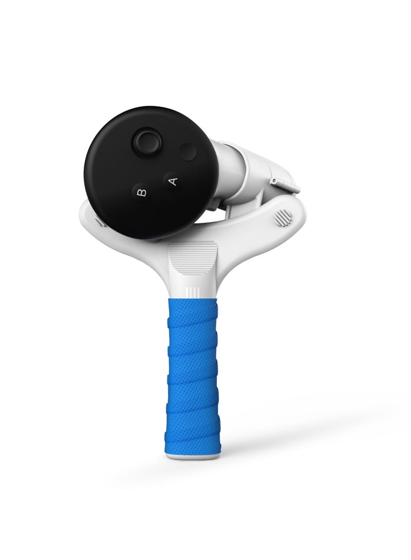 اسم المحتوى ناريلا مضرب تنس طاولة متوافق مع ملحقات وحدة التحكم، مع Meta Quest 3، مقابض مضرب لوحدة التحكم للعبة تنس الطاولة باستخدام الواقع الافتراضي، مناسب لليد اليمنى/لوحدة التحكم فقط (لا يناسب قاعدة شحن البطارية الأ - Image 1