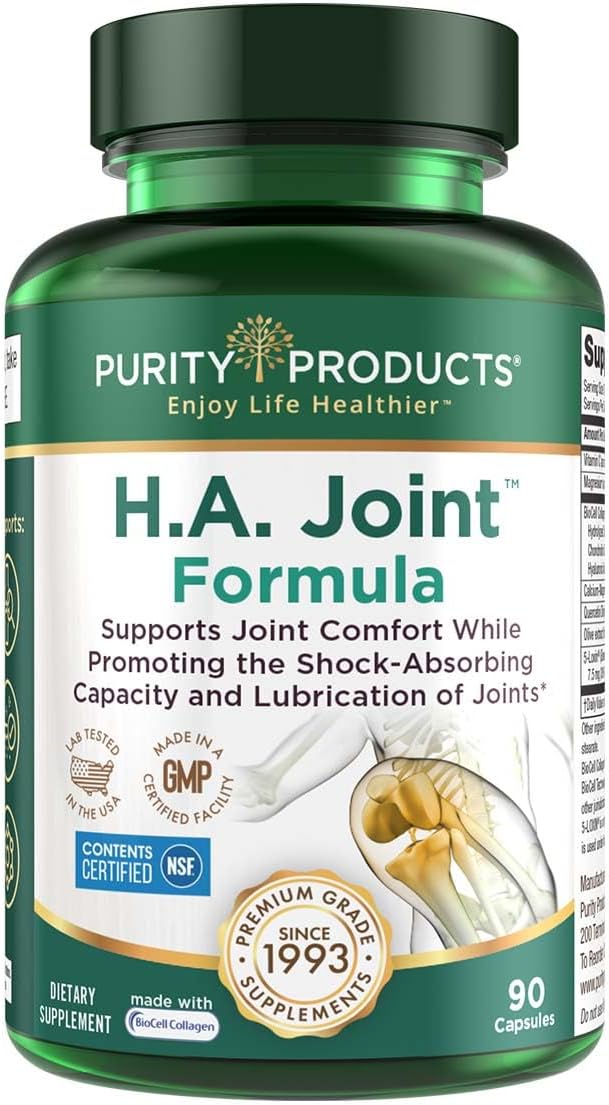 Purity Products صيغة مفصل HA حمض الهيالورونيك من منتجات النقاء 90 كبسولة - Image 1