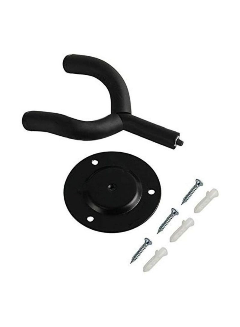 Mike Music Guitar Wall Stand Wall Hanger | Mount | Holder | Hook | Stand | Rack For Acoustic | Electric | Bass Guitars, With Fittings Accessories And 2 Picks (G 13 B 1PACK, Brown) - Image 3