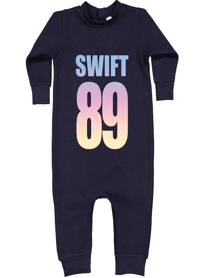 The Pxv Fleece One-Piece Lover Era Swift 89 18 Months Navy Blue - Image 1