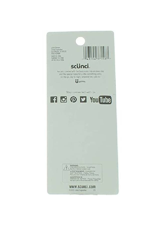 Scunci Noslip Grip Mini Oval Top Jaw Clips 8 Count - Image 4
