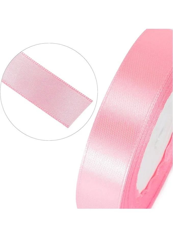 Share the Love Pink Satin Ribbon - For Crafts, Wrapping And Decoration