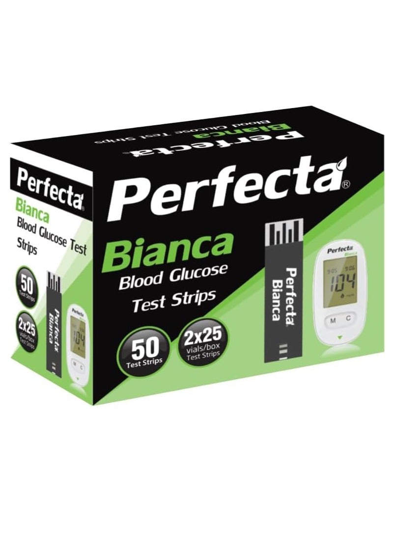 Granzia granzia perfecta blood glucose 50  test strips  - Image 1