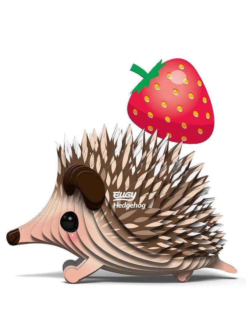 EUGY 3D Hedgehog Puzzle - Adorable Animal DIY Craft for Kids and Families - Image 3