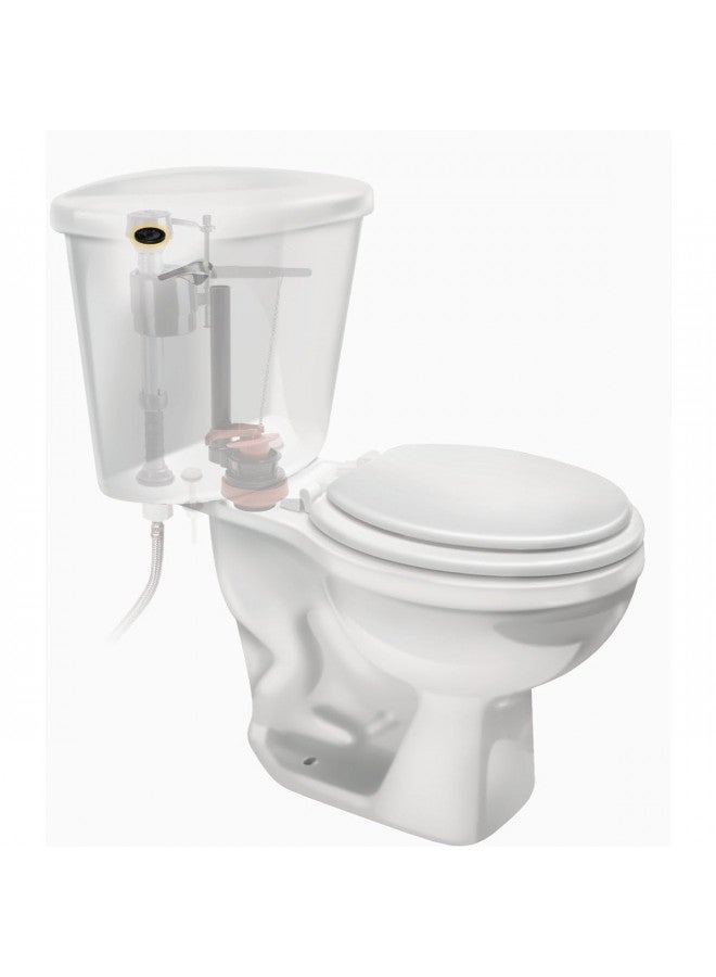 Fluidmaster 242 Toilet Fill Valve Seal Replacement Part, Fits 400A Fill Valve , Black - Image 1