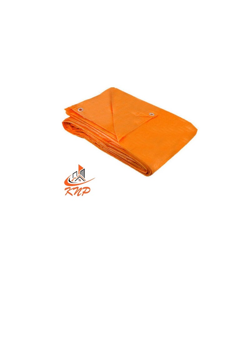 كنب ورقة مشمع برتقالي اللون 40 X 40ft - Image 1