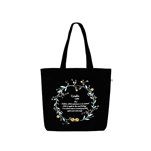 EcoRight Eco Right Large Canvas Tote Bag for Women, Tote Handbags for Women with Zipper & Inner Pocket for College, Shopping, Office - Image 1
