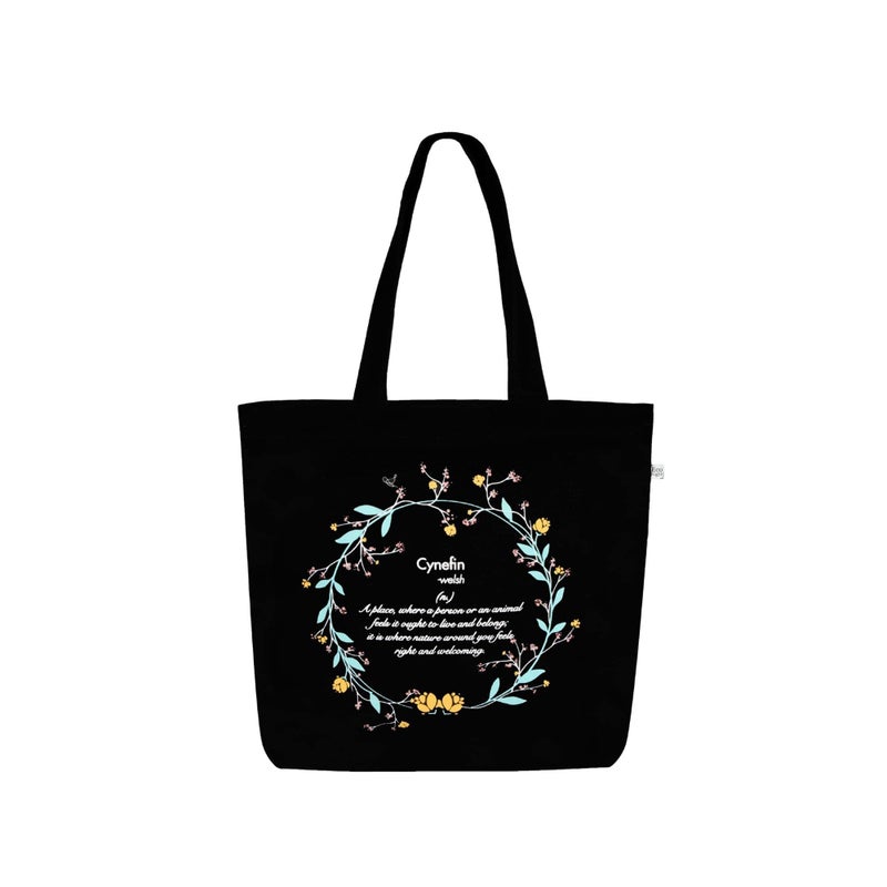 EcoRight Eco Right Large Canvas Tote Bag for Women, Tote Handbags for Women with Zipper & Inner Pocket for College, Shopping, Office - Image 3