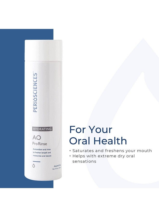 PerioSciences Ao Prorinse Hydrating Mouthwash With Antioxidants Oral Care Fluoridefree Mouthwash 10 Fl Oz / 300Ml  - Image 2