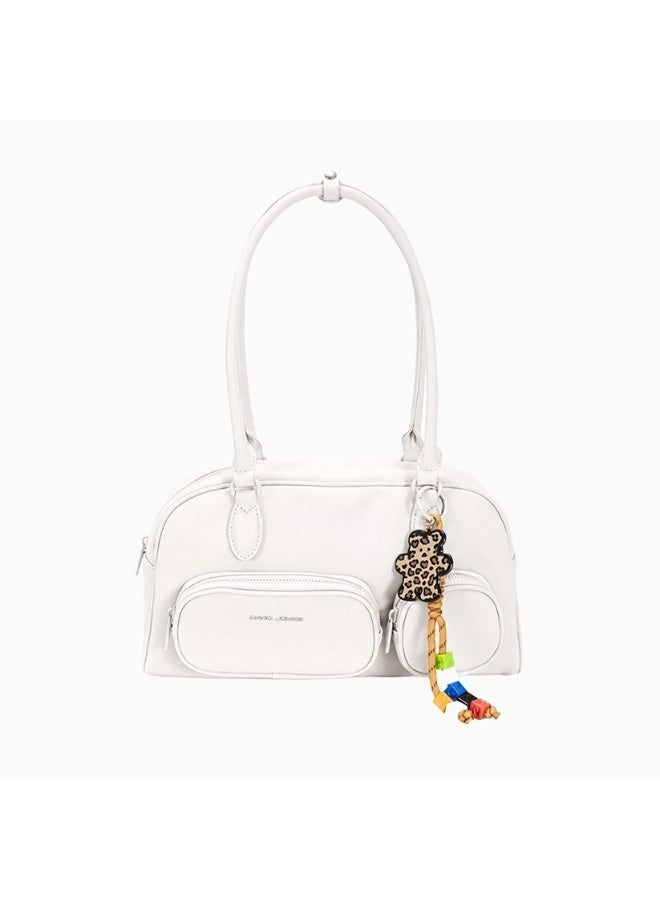 David Jones camila Shoulder bag model cm8239 | Modern cute handbag with external pockets for dates, shopping and work | spacious everyday bag for all women