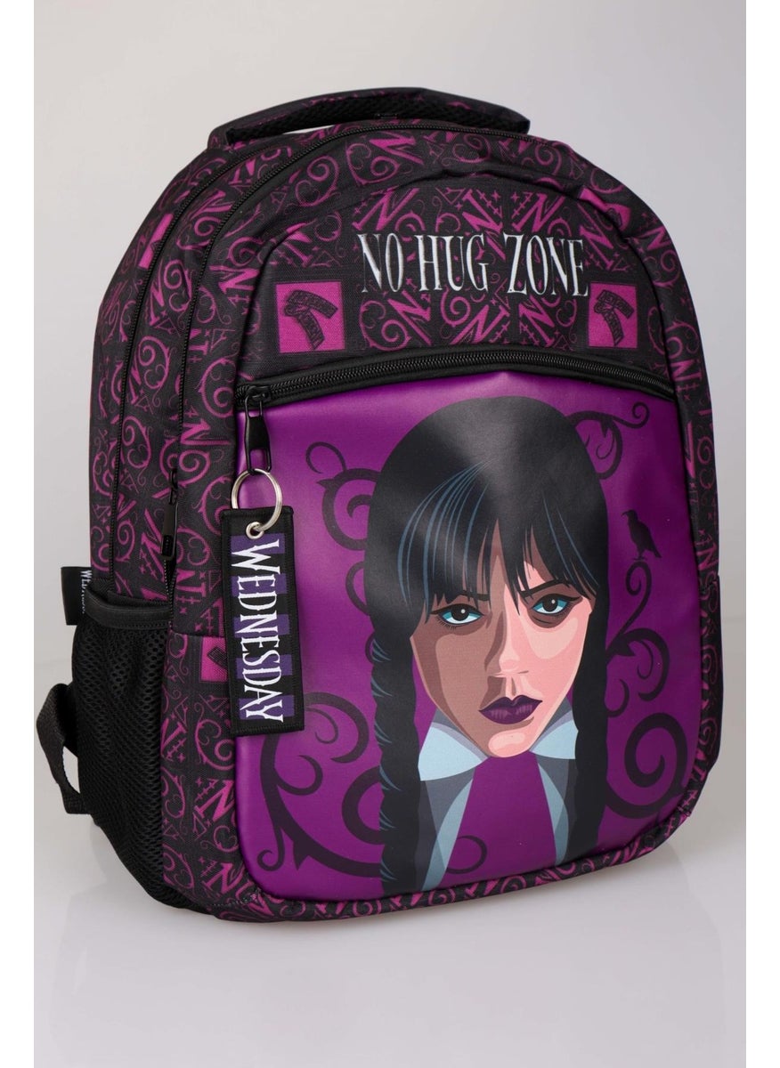 Wednesday - New Season Licensed School Bag, Pen Bag and Lunch Box School Set - Image 1