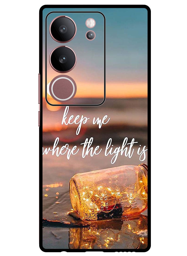 Theodor Protective Case Anti Scratch Shock Proof Bumper Cover For Vivo V29 - V29 Pro Keep Me Where The Light - Image 1