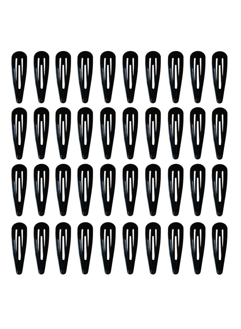 Accessories 22 Tic Tac Hair Clips Hair Accessories for Women and Girls (Matte Black, Baby-1 (Pack of-2) 24pcs) - Image 1