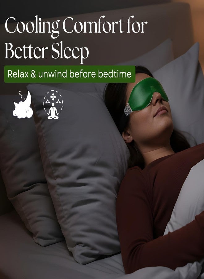 Veentus Beauty Aloe Vera Cool Gel Eye Mask Summer Ice Cooling Sleeping Mask for Eye Patches Remove Dark Circles Fatigue Cool Eyes Patch Pads Eye Care (Pack of 2 Pis) - Image 3