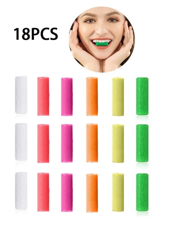 18 Pcs Aligner Chewies for Aligner Trays Chompers Colorful Orthodontic Aligner Chewies for Aligner Chompers Aligner Trays Seaters - Image 1