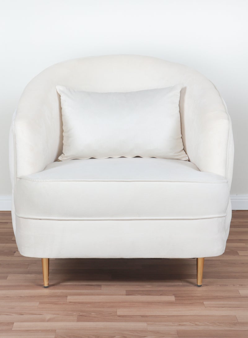 هوم فيو طقم لغرفه المعيشه أنيق مريح مع تصميم فاخر 4 قطع - 9 مقاعد - 2 كنبه 3 أفراد - كنبه فردين - كرسى فرد أبيض - Image 4