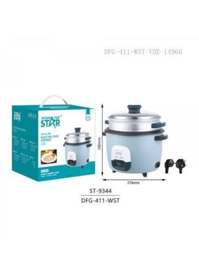 Winning Star Electric Rice Cooker/Removable 6L Bowl/Warm Function/1000W-ST-9344 - Image 4
