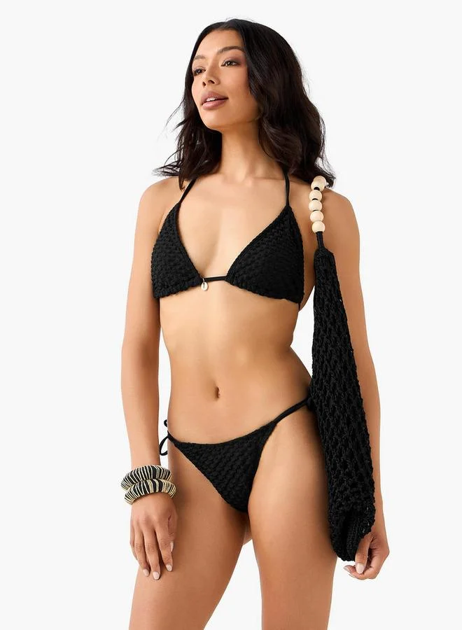 سبلاش فيڤ Women Textured Bikini Set