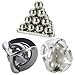 Bling Musae Brain Teaser Puzzles 3 PCS Metal Puzzles Kit Metal Cast Puzzle Games Toys Unlock Interlock Puzzles Box Mind IQ Logic Test Disentanglement Games Toys for 15 Adults Office Supplies WP140B - Image 2