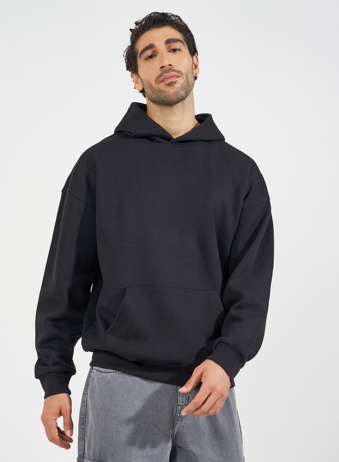 Styli Skull Back Print Heavyweight Oversized Hoodie - Image 3