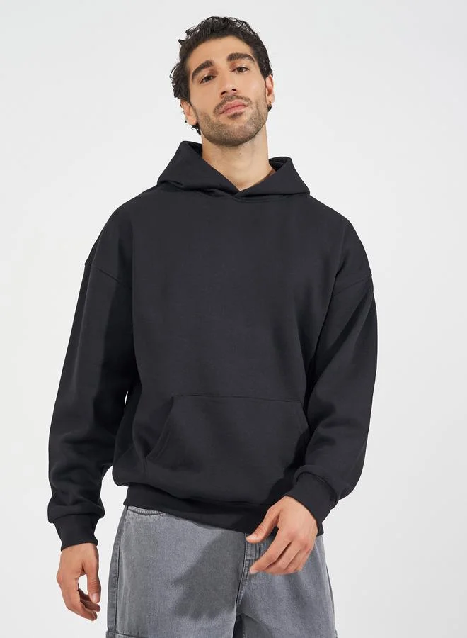 Styli Skull Back Print Heavyweight Oversized Hoodie