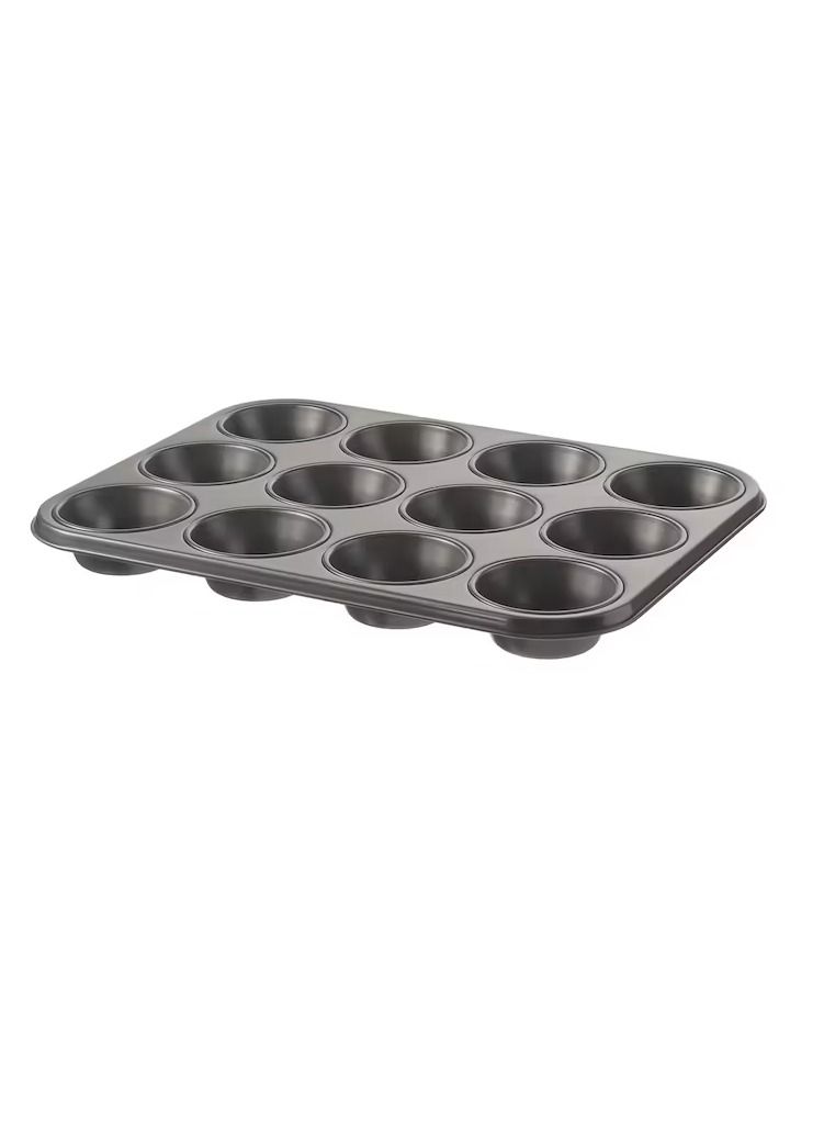 Muffin tin, grey38x27 cm - Image 1