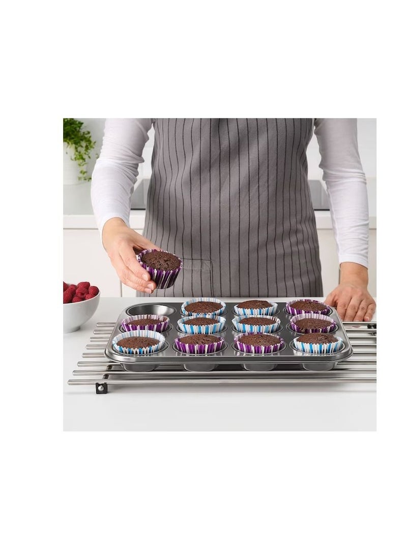 Muffin tin, grey38x27 cm - Image 3