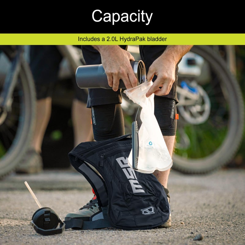 MSR Low-Profile Race Hydration Pack â€“ 2-Liter Water Bladder Backpack â€“ Lightweight, Secure Fit for Off-Road, Dirt Bike, MTB, MX, Enduro & Adventure Riding â€“ Black - Image 4